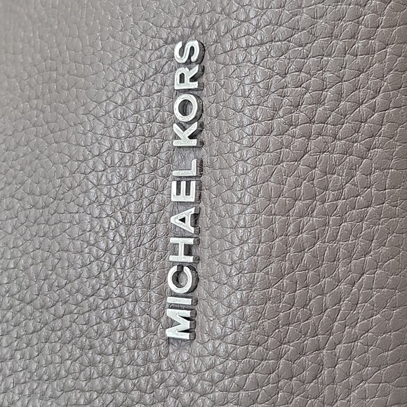 MICHAEL Michael Kors Taupe Leather Hobo Bag - Picture 7 of 13
